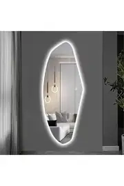 Boy Aynası Flora Saturn Dekoratif Boy Aynası Ledli Dokunmatik